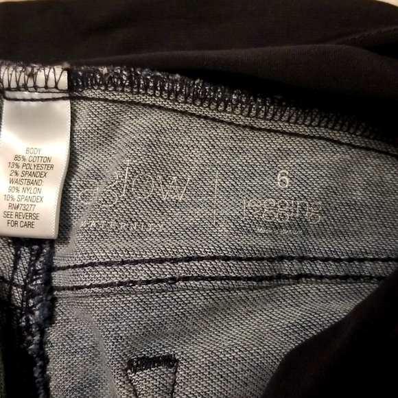 a:glow maternity navy blue skinny jeggings size 6 - Picture 3 of 3